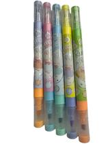 Caneta Marca Texto com Brilho Kit 10 Un Duas Pontas Brilhos