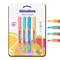 Caneta Marca Texto Com Cheirinho bala mentos 4 cores Caneta Marca Texto Com Cheirinho bala mentos 4 cores