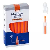 Caneta Marca Texto Dashlight Brw Caixa Com 12Un Cor Laranja