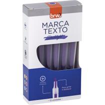 Caneta Marca Texto Dashlight Roxo Caixa com 12 Unidades