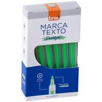 Caneta Marca Texto Dashligth Verde Fluorescente Caixa com 12