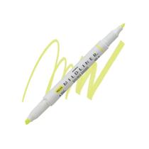 Caneta Marca-Texto Duplo Criativo Mildliner Amarelo Zebra