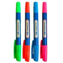 Caneta Marca Texto Em Gel CiS LUMINI Ponta Retrátil