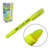 Caneta marca texto em gel com ponta retrátil com 12 und