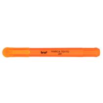 Caneta marca texto em gel retratil cor laranja fluorescente - brw