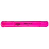 Caneta marca texto em gel retratil cor rosa fluorescente - brw