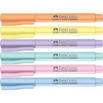 Caneta marca texto Faber-Castell Grifpen Tons Pastel - Faber Castell