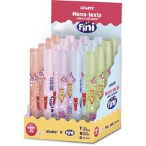 Caneta Marca Texto Fini 5 Cores com Aroma Display com 20 Caneta Marca Texto Fini 5 Cores com Aroma Display com 20