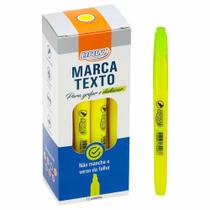 Caneta Marca Texto Fluorescente Amarelo A2001 / 12 unidades / BRW