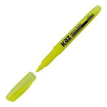 Caneta Marca Texto Fluorescente Amarelo Kaz