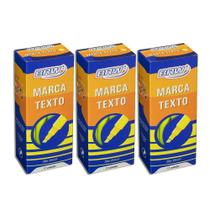 Caneta Marca Texto Fluorescente Brw Caixa Com 12 Kit 3
