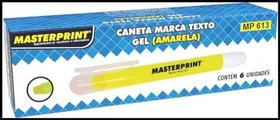 Caneta Marca Texto Gel Mp 613 Amarela Gel - MASTERPRINT