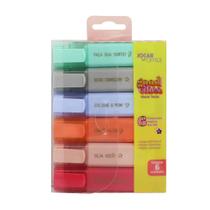 Caneta Marca Texto Good Vibes Blister c/ 6 Cores Jocar Office Caneta Marca Texto Good Vibes Blister c/ 6 Cores Jocar Office