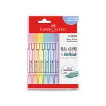 Caneta Marca Texto Grifpen Tons Pastel 6 Cores Faber Castell Caneta Marca Texto Grifpen Tons Pastel 6 Cores Faber Castell