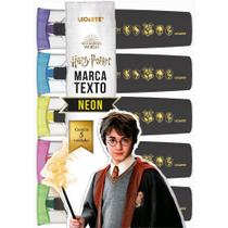 Caneta Marca Texto HARRY Potter Neon 5 Cores com Estojo Caneta Marca Texto HARRY Potter Neon 5 Cores com Estojo