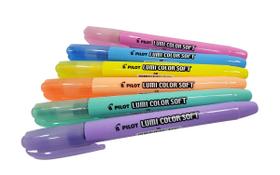 Caneta Marca Texto Lumi Color Soft Pilot Cores Pastel