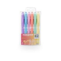 Caneta Marca Texto Lumis Pastel 6 Cores Caneta Marca Texto Lumis Pastel 6 Cores