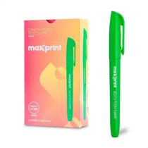 Caneta Marca Texto Lumis Verde Maxprint 12 Unidades