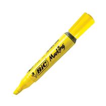 Caneta Marca Texto Marking Fluorescente Amarela Bic