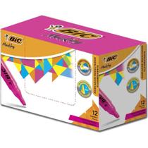 Caneta Marca Texto Marking Fluorescente Rosa CX.C/12 Caneta Marca Texto Marking Fluorescente Rosa CX.C/12