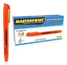 Caneta marca texto masterprint caixa com 12 unidades