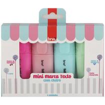 Caneta Marca Texto Mini C/CHEIRO 4CORES Estojo Caneta Marca Texto Mini C/CHEIRO 4CORES Estojo
