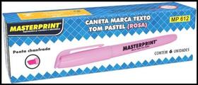Caneta Marca Texto Mp 612 Pastel Rosa
