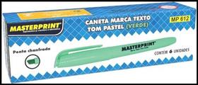 Caneta Marca Texto Mp 612 Pastel Verde