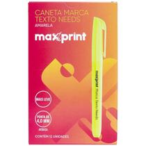 Caneta Marca Texto Needs Amarela Caixa com 12 Unidades