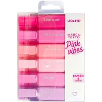 Caneta Marca Texto PINK Vibes 6 Cores Caneta Marca Texto PINK Vibes 6 Cores
