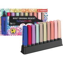 Caneta Marca Texto Stabillo BOSS NAT. Colors 10CO Estojo