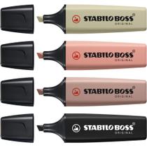 Caneta Marca Texto Stabilo BOSS 70/4-2-3 4 Cores Estojo