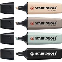 Caneta Marca Texto Stabilo BOSS 70/4-2-5 4 Cores Estojo