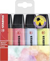 Caneta Marca Texto Stabilo Boss 70/4-3 4 Cores