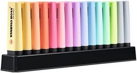 Caneta Marca Texto Stabilo Boss 7015-02-5 15Cores Caneta Marca Texto Stabilo Boss 7015-02-5 15Cores