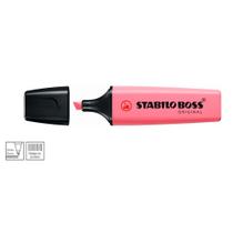 Caneta Marca Texto Stabilo Boss Cor 150 Rosa Cereja - Stabilo Caneta Marca Texto Stabilo Boss Cor 150 Rosa Cereja - Stabilo