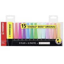Caneta Marca Texto Stabilo Boss Original 15 Cores