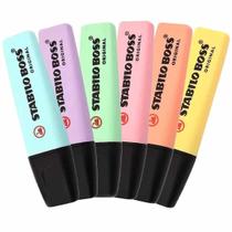 Caneta Marca Texto Stabilo Boss Original 6 Cores