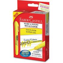 Caneta Marca Texto Supersoft GEL Amarelo CX com 06