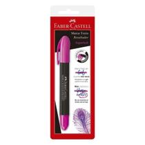 Caneta Marca Texto Supersoft Gel Rosa Faber Castell Blister