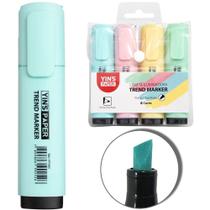 Caneta marca texto trend marker colors yins paper com 4 pecas