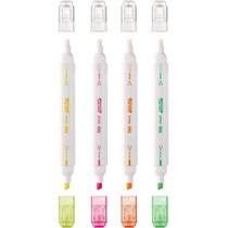 Caneta Marca Texto TRIS Clear Apagável 4 Cores (display com 24)