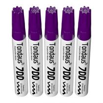 CANETA MARCAÇÃO CIRÚRGICA 2.0 a 3.0MM ROXO 05UN TONDAUS 700 CANETA MARCAÇÃO CIRÚRGICA 2.0 a 3.0MM ROXO 05UN TONDAUS 700