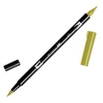 Caneta Marcador Artistico Dual Brush Tombow 076 Green Ochre