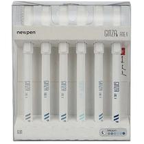 Caneta Marcador Artistico Ginza Fineliner Moon com 6 Unidades Newpen 16.089 Caneta Marcador Artistico Ginza Fineliner Moon com 6 Unidades Newpen 16.089