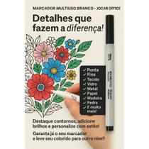 Caneta Marcador Branco Jocar Office Leonora Caneta Marcador Branco Jocar Office Leonora