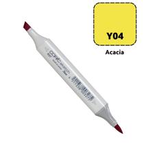 Caneta Marcador Copic Sketch Ponta Dupla Cor Acacia