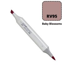 Caneta Marcador Copic Sketch Ponta Dupla Cor Baby Blossoms