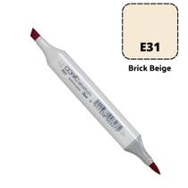 Caneta Marcador Copic Sketch Ponta Dupla Cor Brick Beige Caneta Marcador Copic Sketch Ponta Dupla Cor Brick Beige