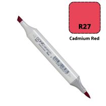 Caneta Marcador Copic Sketch Ponta Dupla Cor Cadmium Red